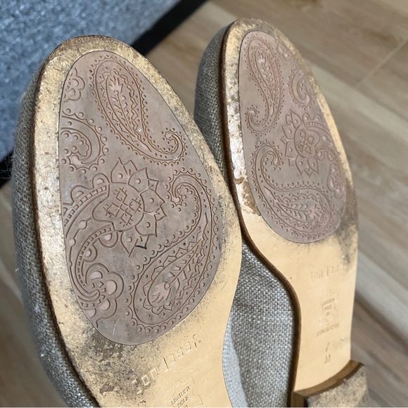 Jon Josef Womens Skulls Beige fabric Loafer Flats - Picture 3 of 6